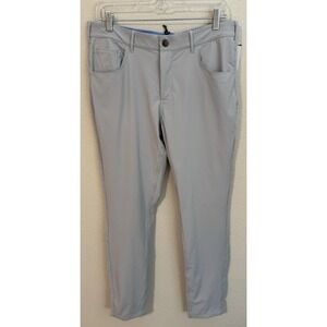 Avalon Golf The Tour‎ Pants Men's Size 32x32 Mid Rise Light Gray Performance NWT